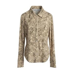 Rodeo Quincy Holly Rose Button Up Size XL